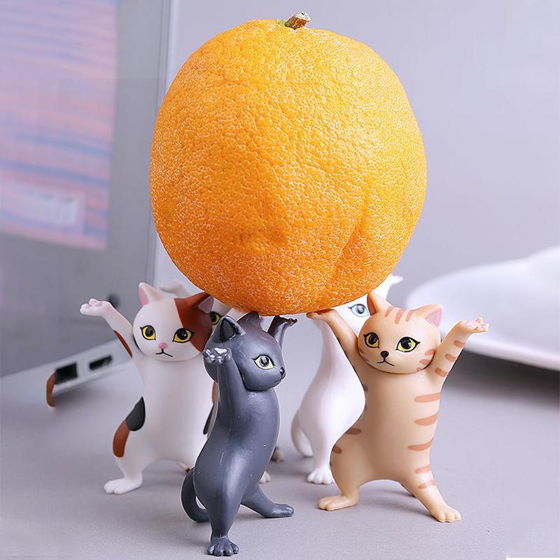 Funny Cat Holder Desktop Ornament