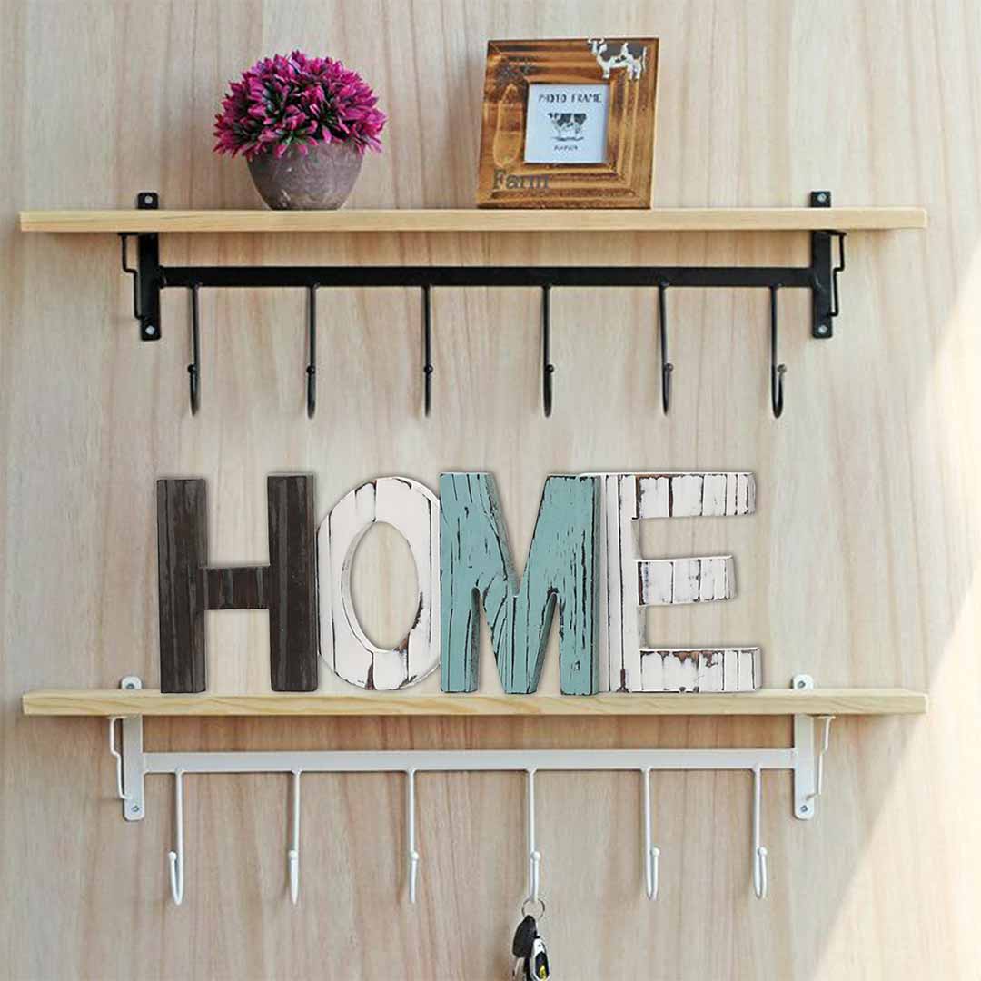 Rustic Wood Home Sign Decor