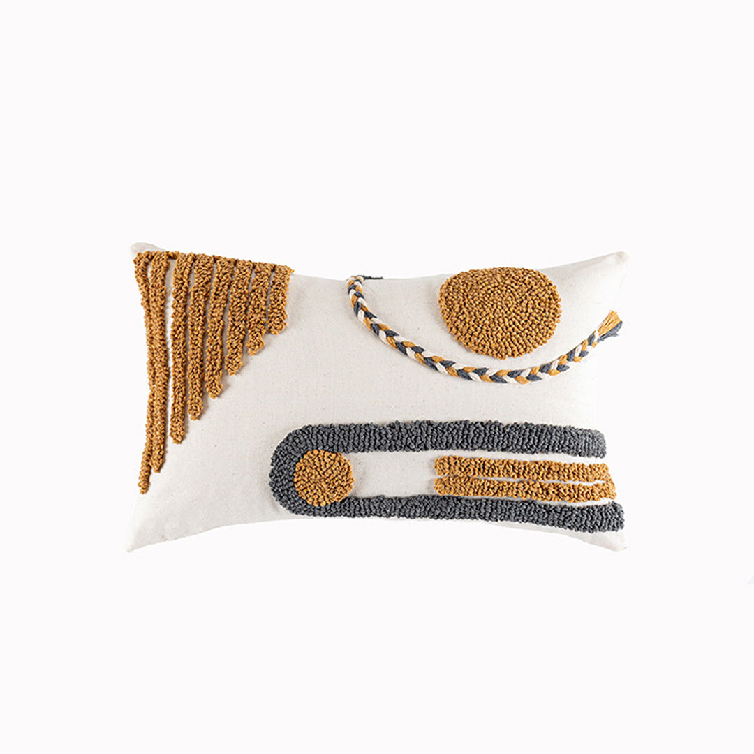 Boho Macrame Pillow Cover With Tassels