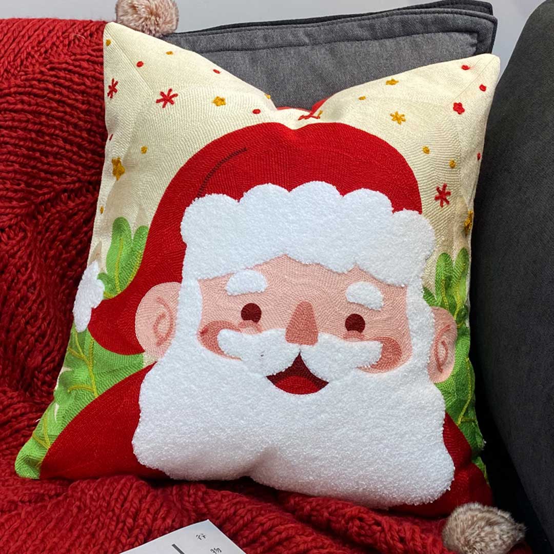 Christmas  Embroidered Cushion Covers