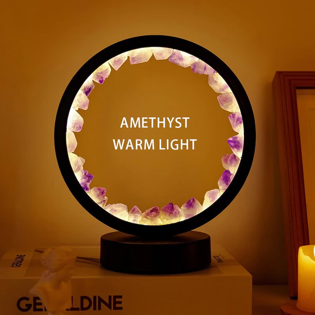 Creative Amethyst Crystal Night Lamp