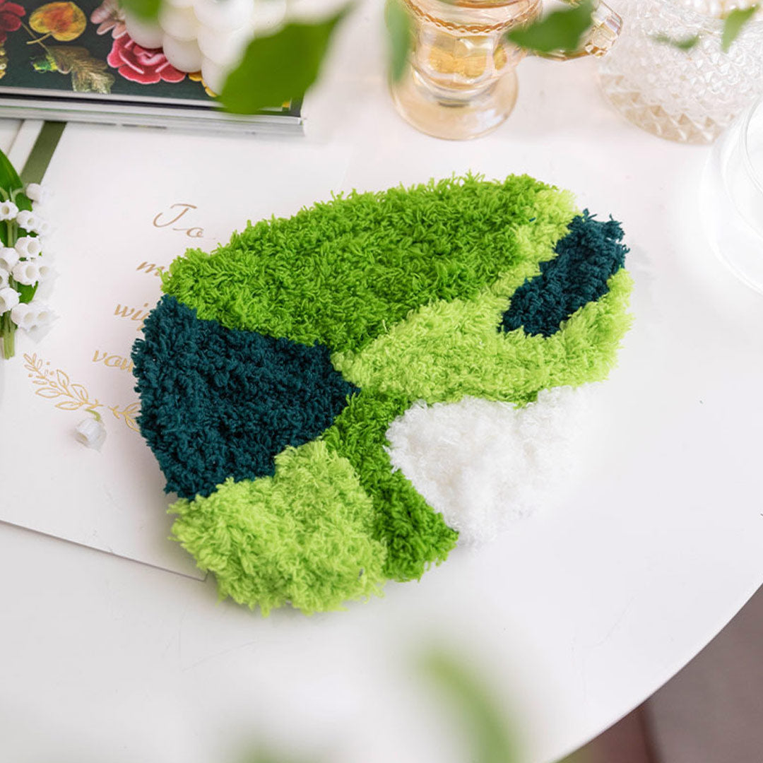 Moss Coaster DIY Material Crochet Kits