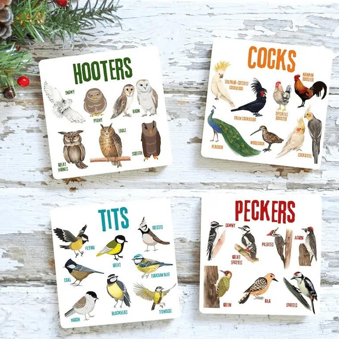 Bird Pun Coasters