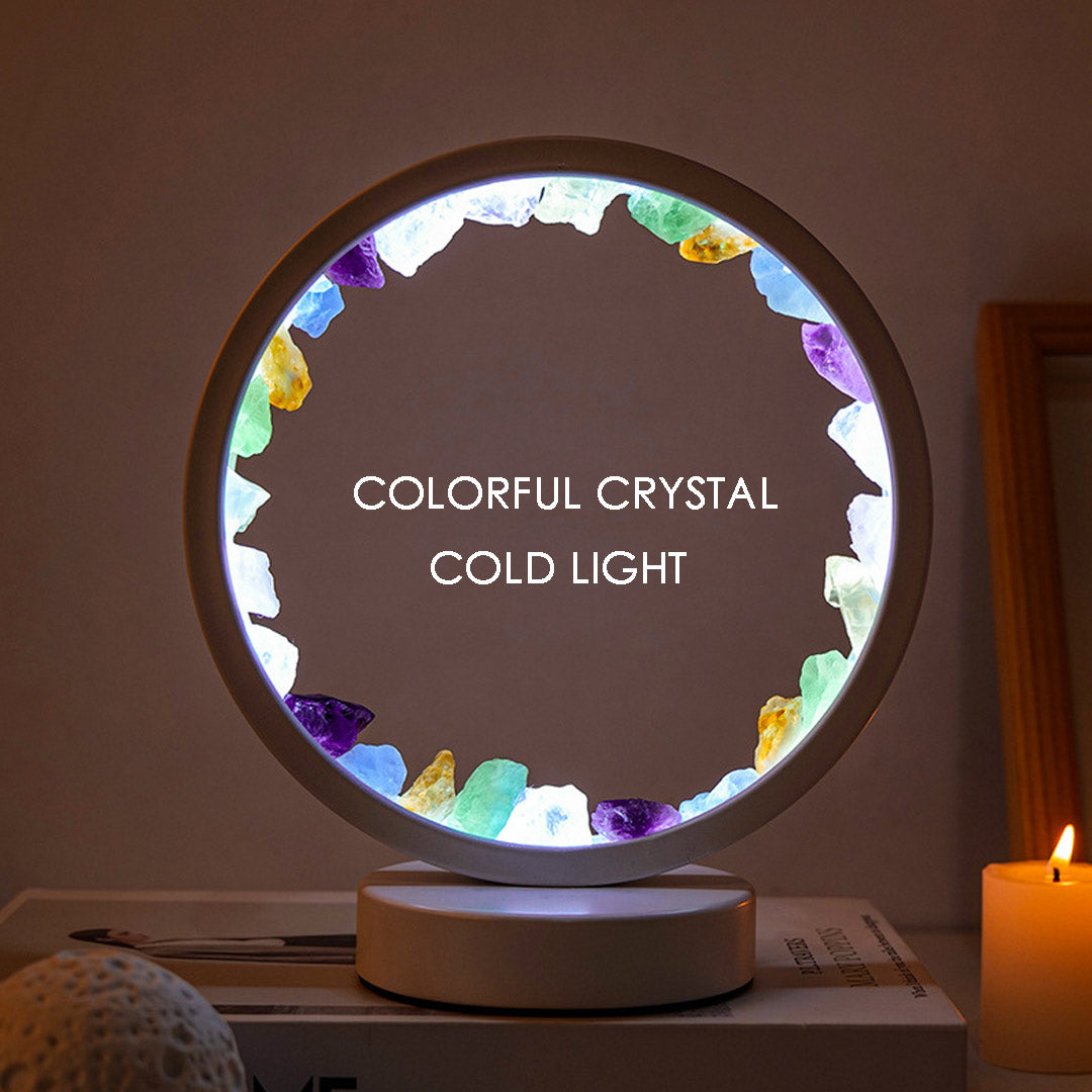 Creative Amethyst Crystal Night Lamp