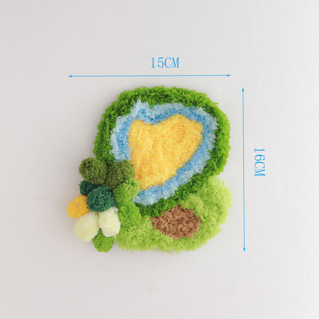 Moss Coaster DIY Material Crochet Kits