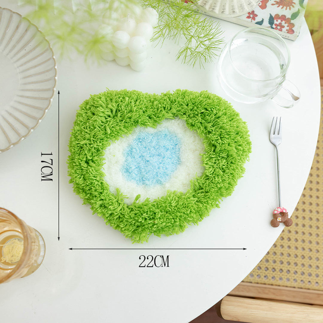 Moss Coaster DIY Material Crochet Kits