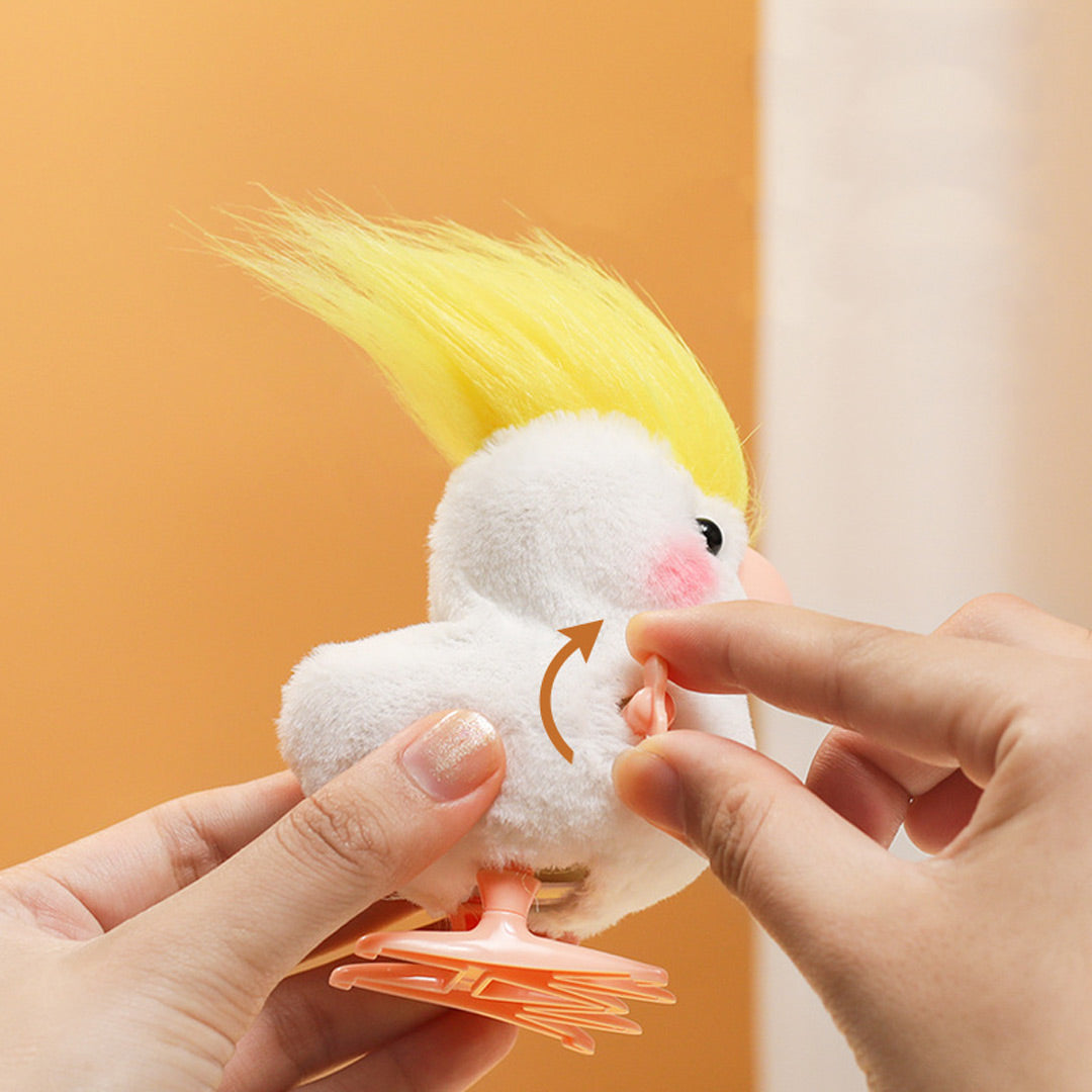 Small Parrot Pet Doll Wind-up Toy