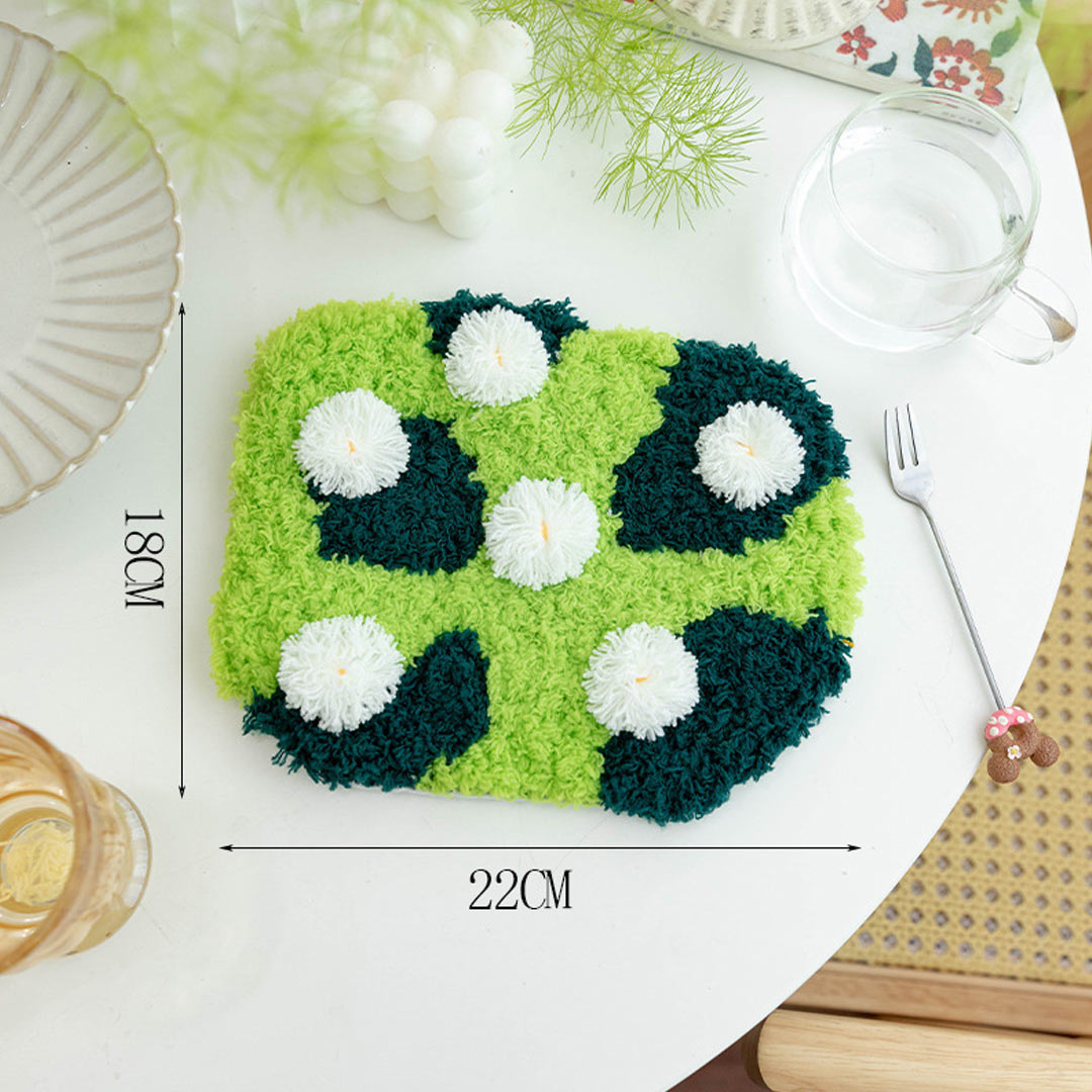 Moss Coaster DIY Material Crochet Kits