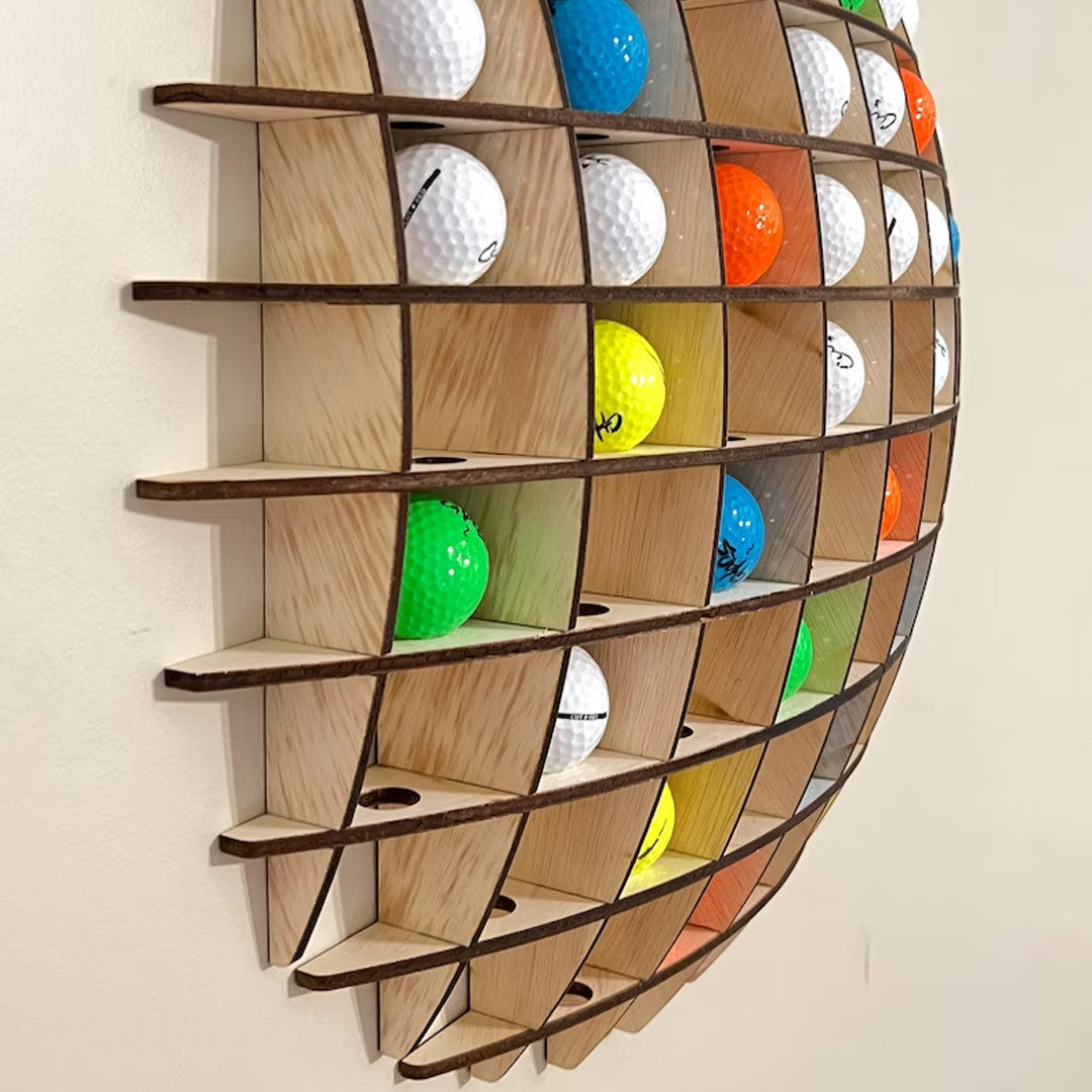 Spherical Golf Ball Display Stand