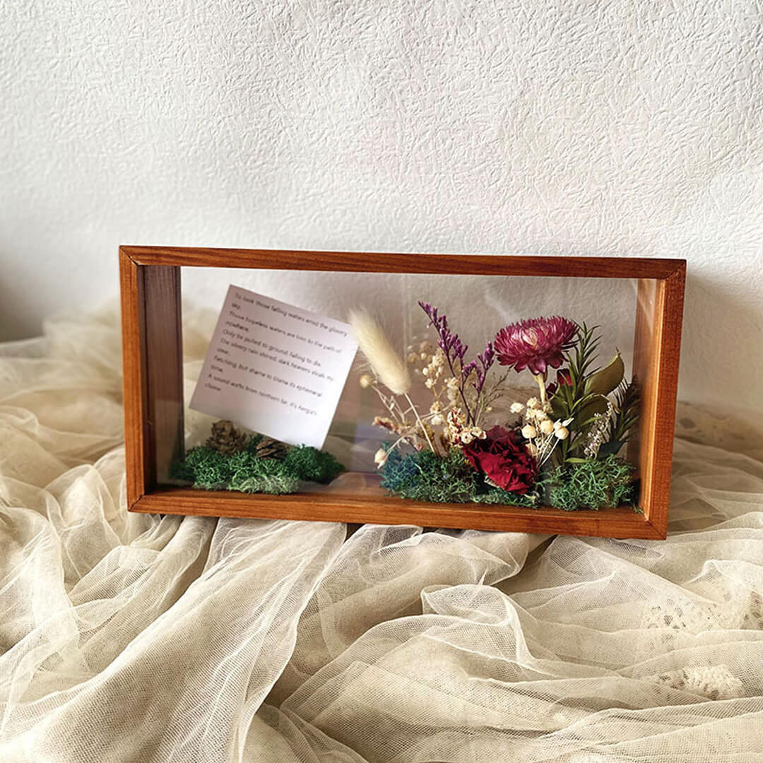Flower Bouquet with Frame-F-Best Gift for Her/Him