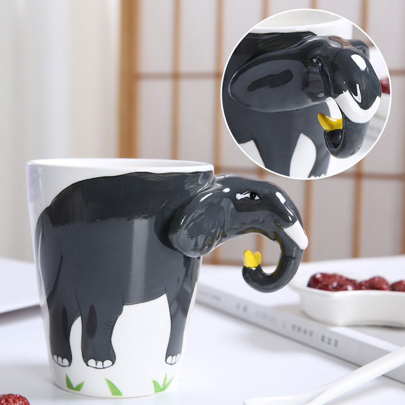 3D Hand-Made Animals Coffee Mug