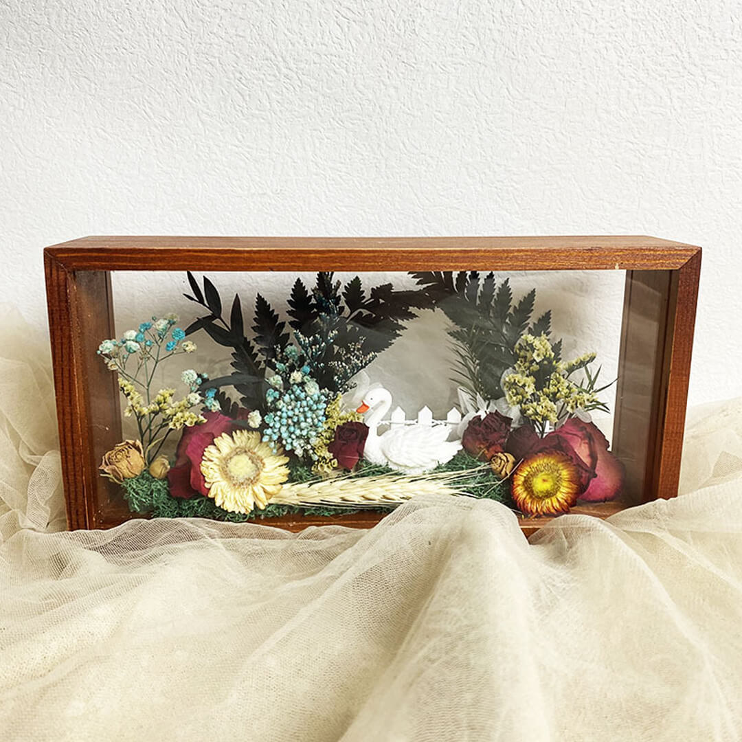 Flower Bouquet with Frame-F-Best Gift for Her/Him