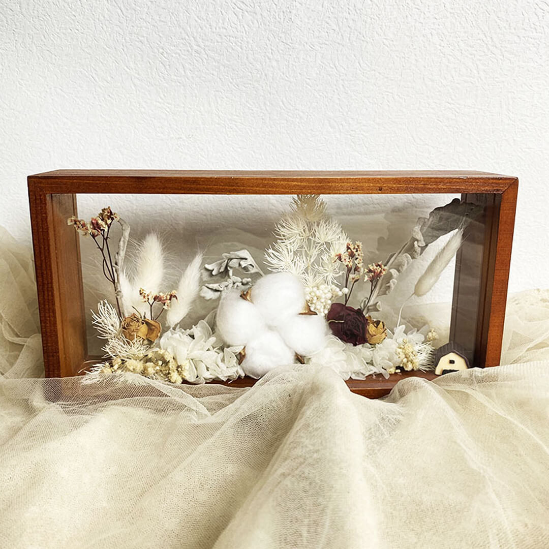 Flower Bouquet with Frame-F-Best Gift for Her/Him