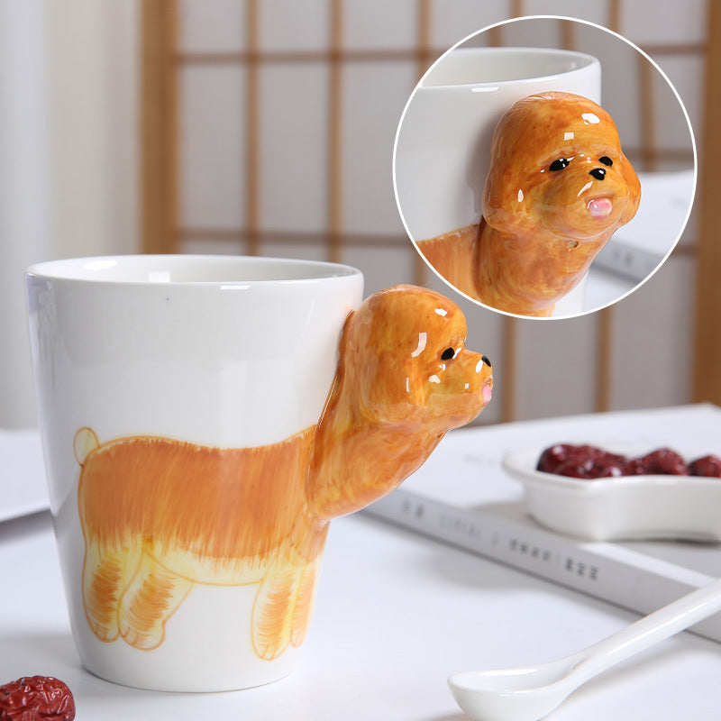 3D Hand-Made Animals Coffee Mug