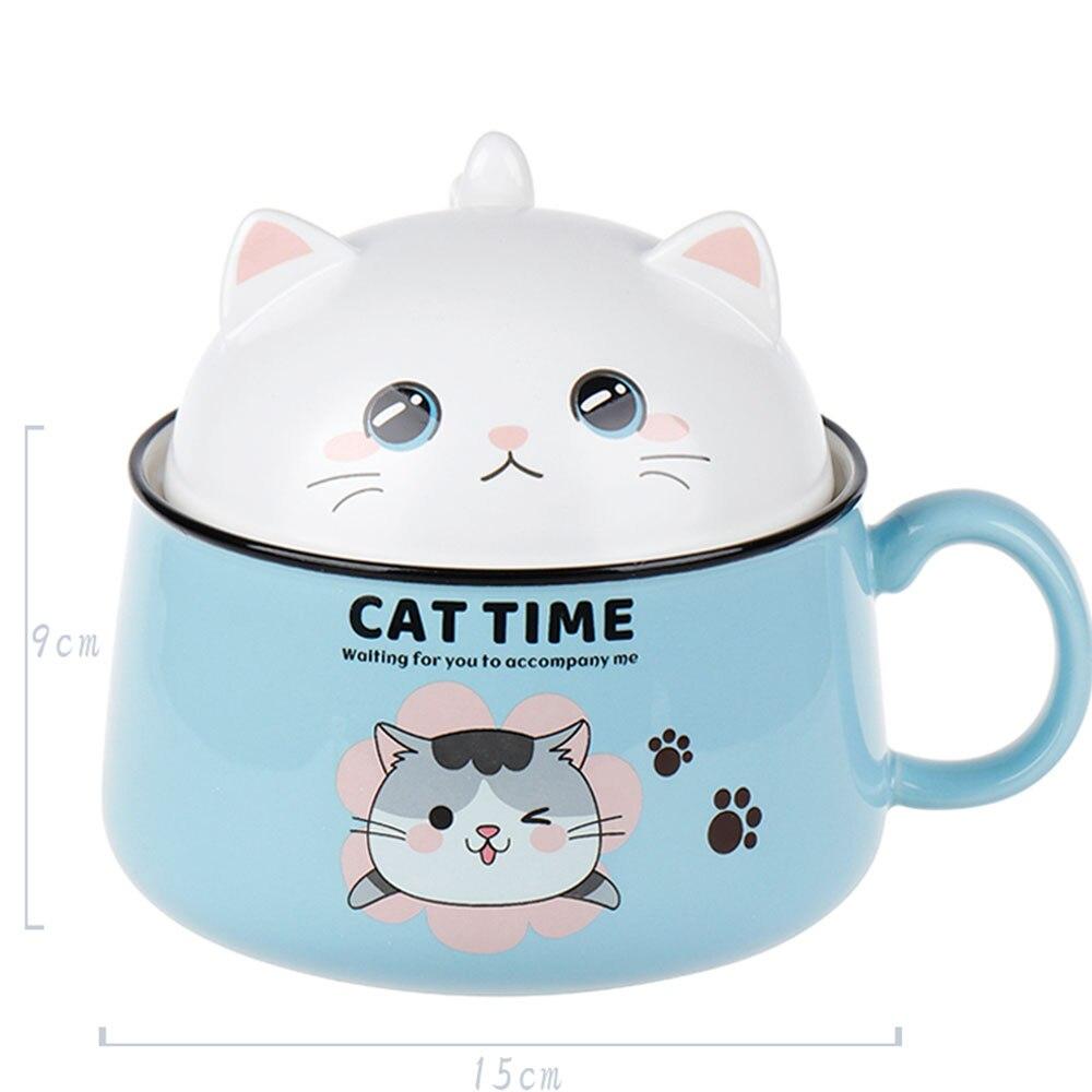 Contenedor de comida estilo gato
