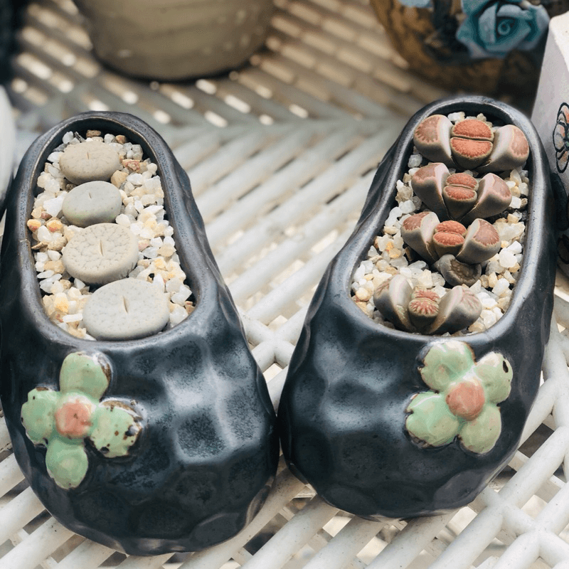 Creative Shoes Blumentopf aus Keramik