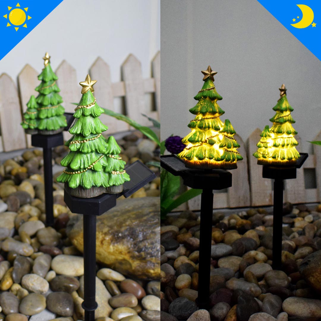 Snowman Solar Lights Garden Decor