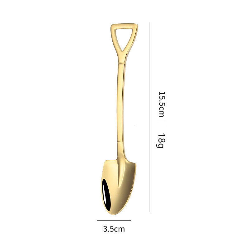 Cuchara en forma de pala de acero inoxidable 410