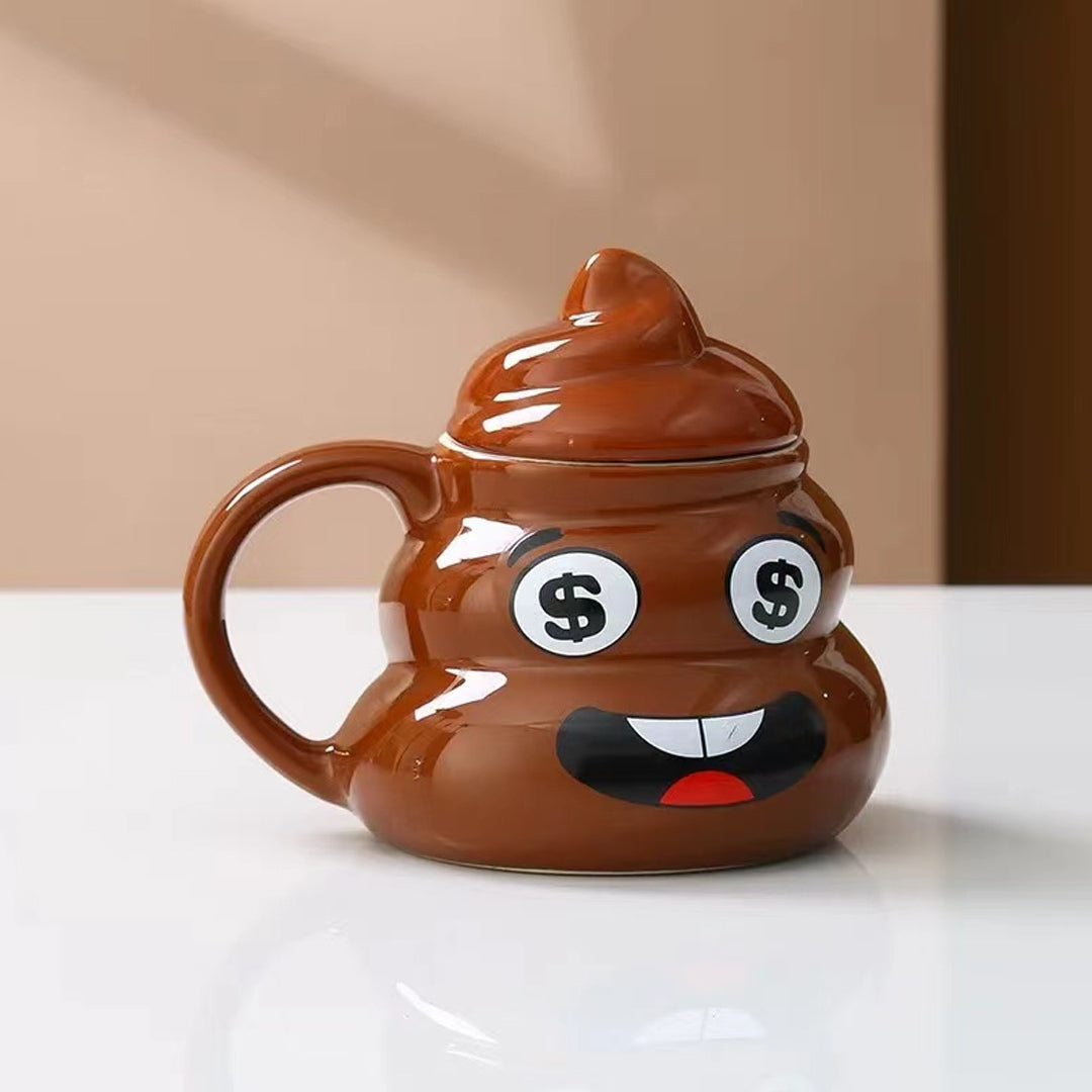 Funny Ceramic Cute Poop Emoji Mug