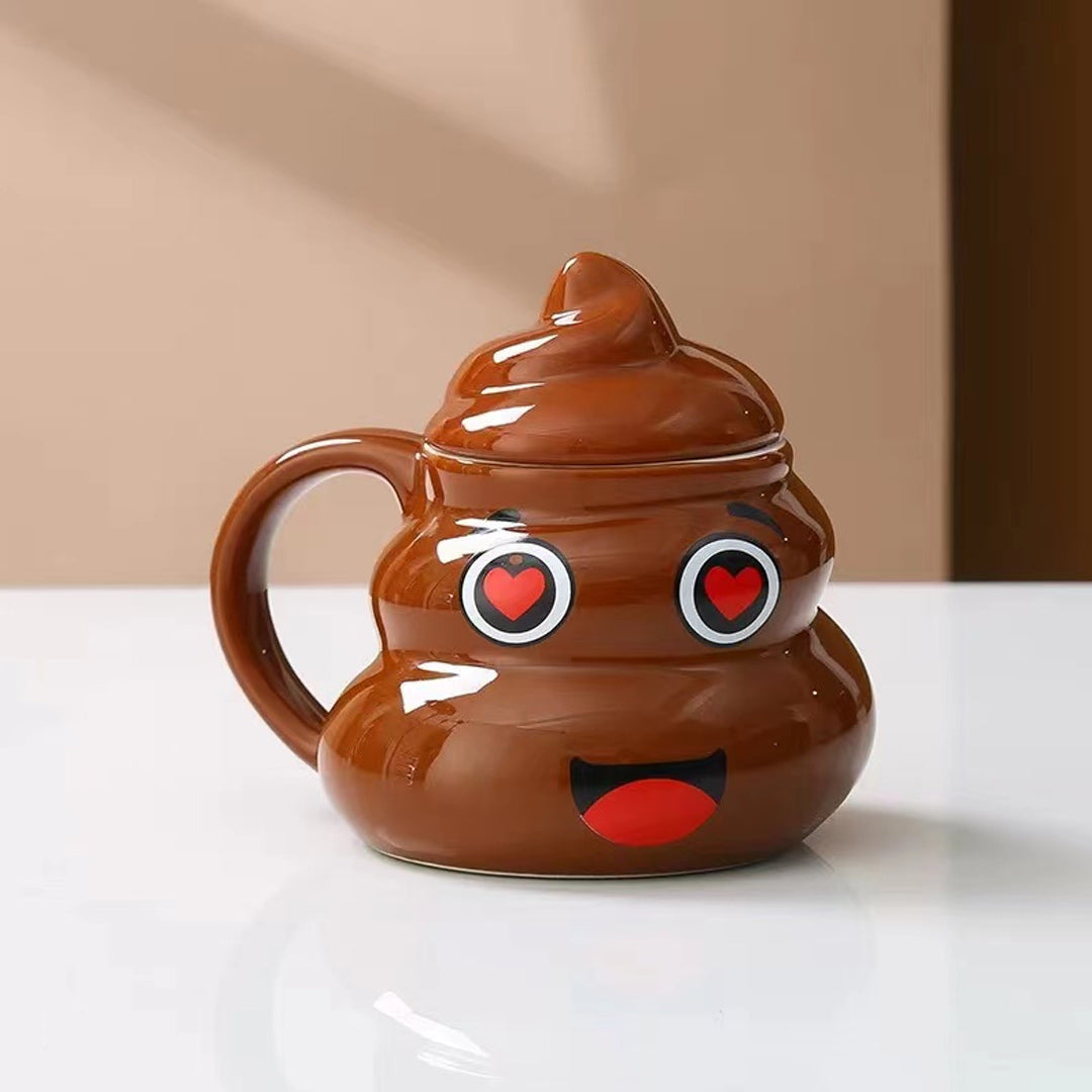 Funny Ceramic Cute Poop Emoji Mug