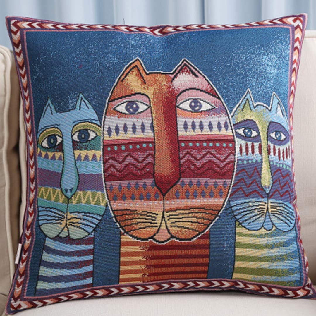 Housses de coussin d'art de broderie