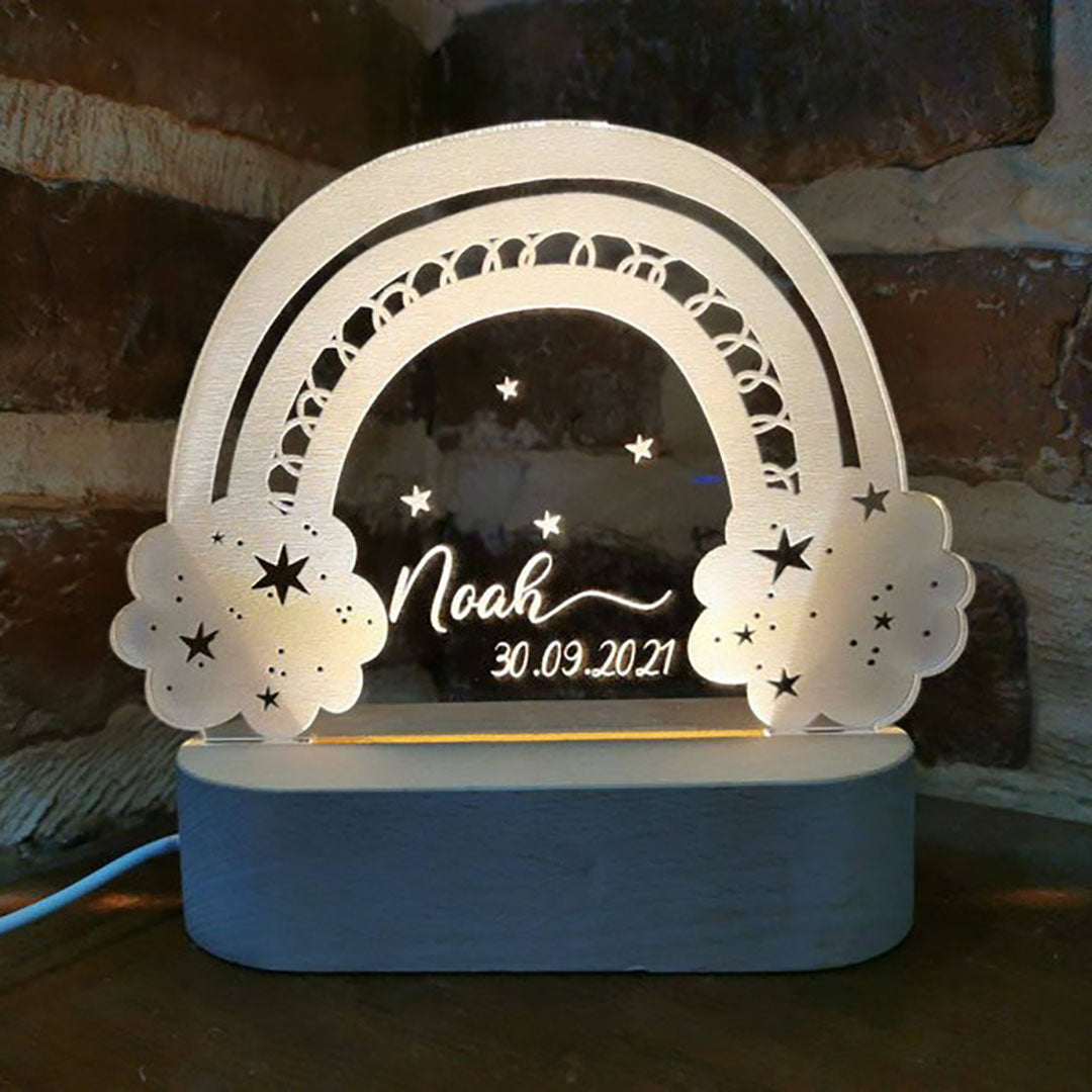 Personalized Rainbow Night Lamp