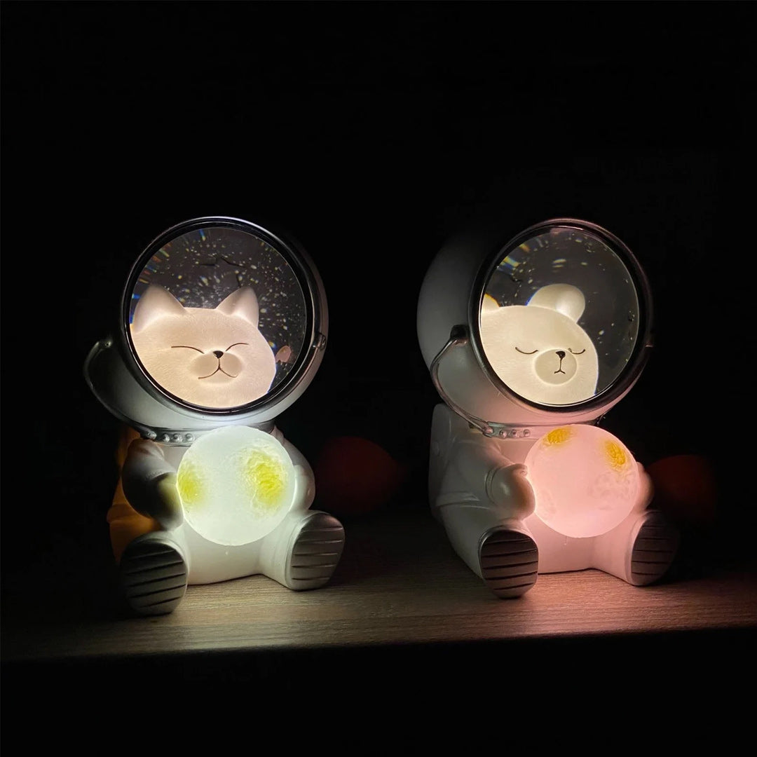 Cute Animal Astronaut Night Lights