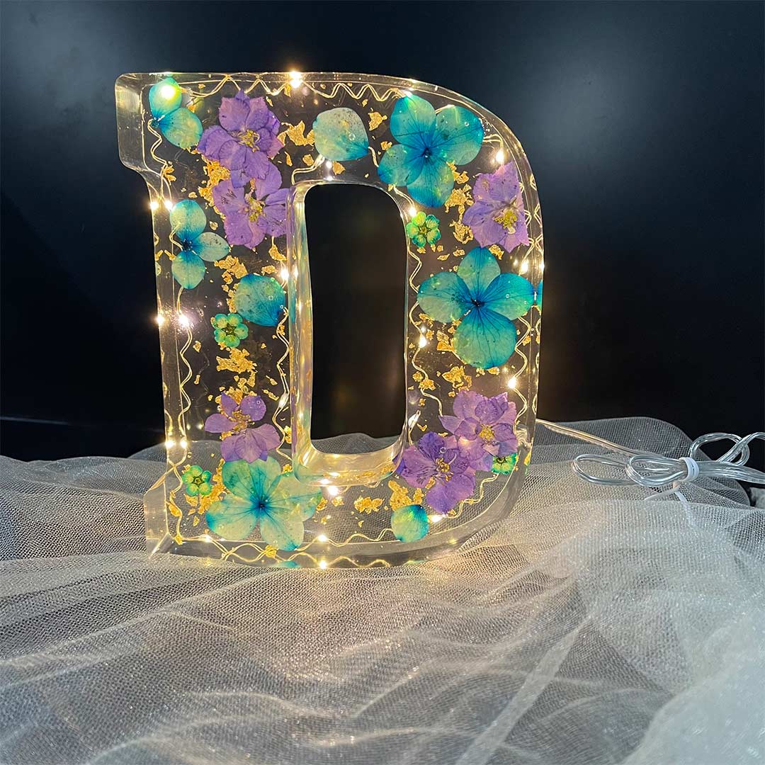 Custom Large Letter Night Light-Handmade