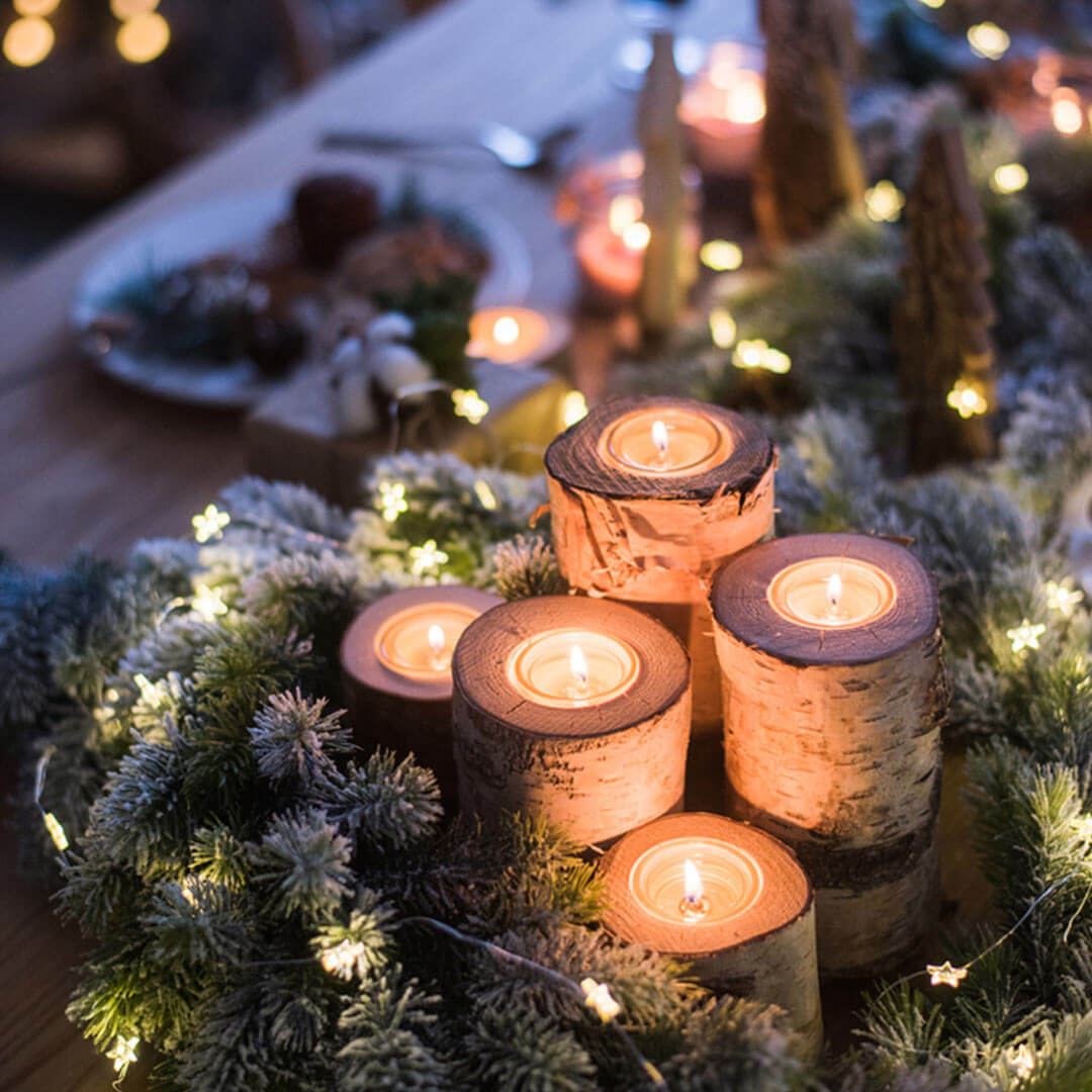 Birch Branch Candle Holders