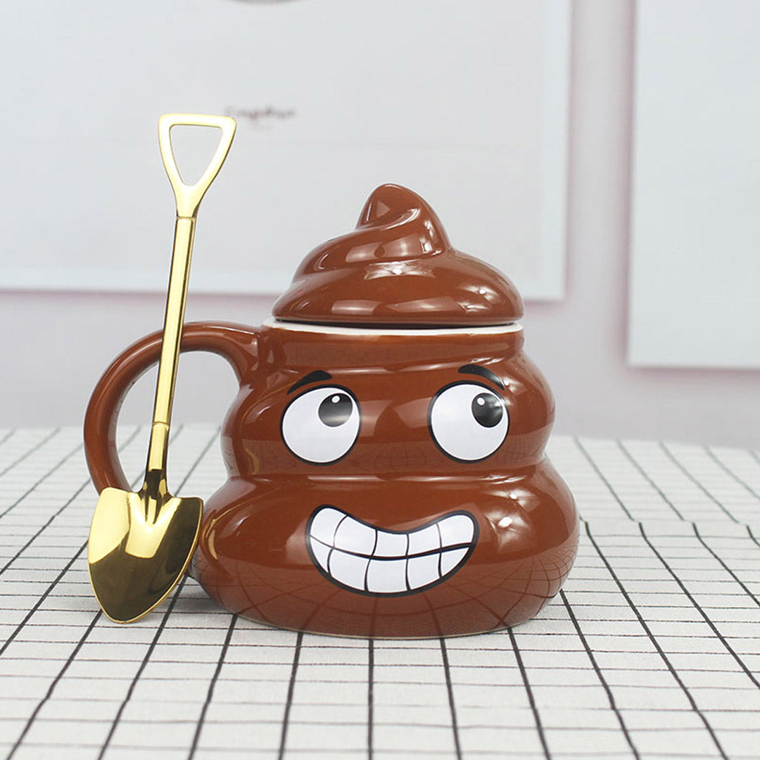 Funny Ceramic Cute Poop Emoji Mug