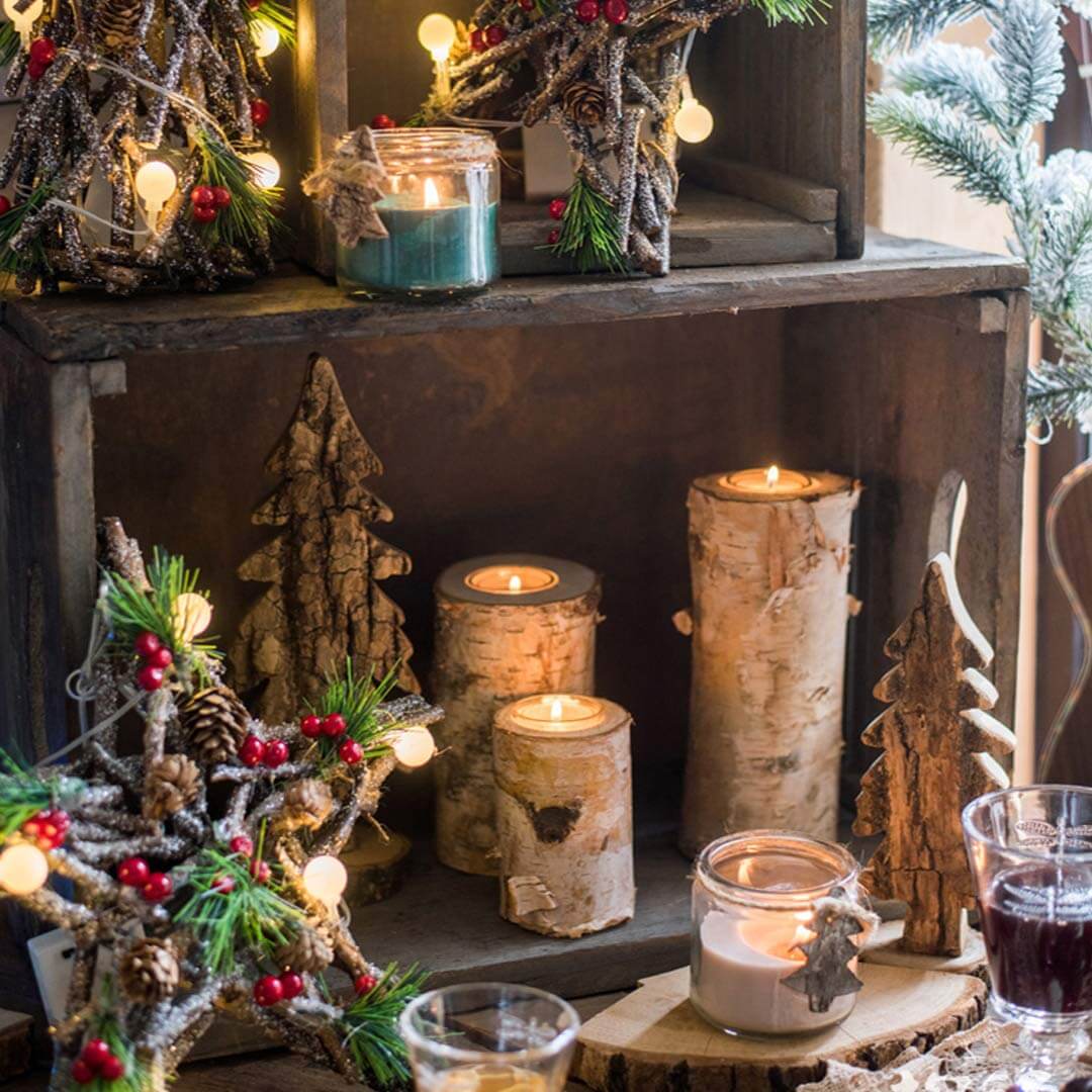 Birch Branch Candle Holders