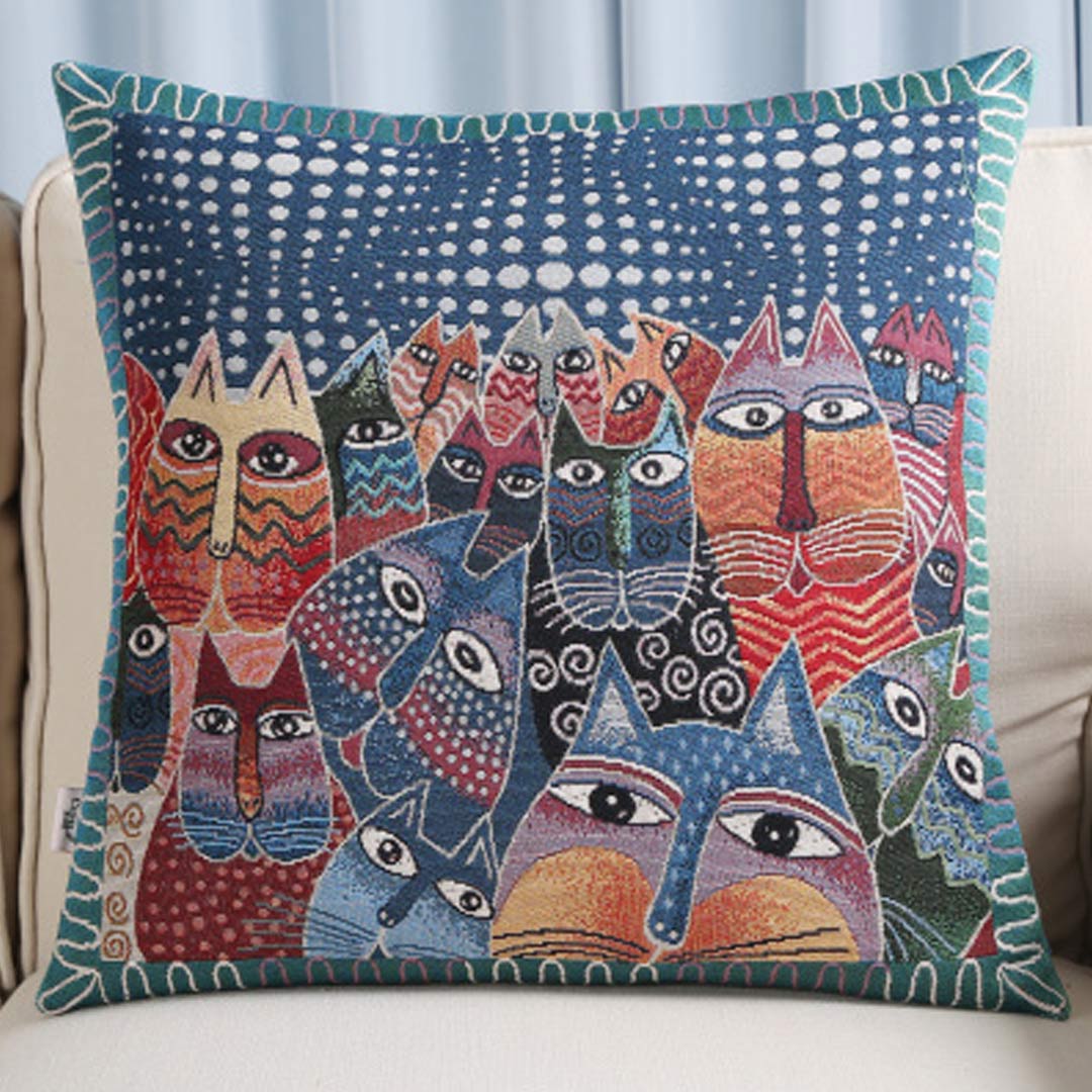 Housses de coussin d'art de broderie