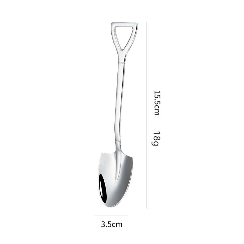 Cucchiaio a forma di pala in acciaio inossidabile 410