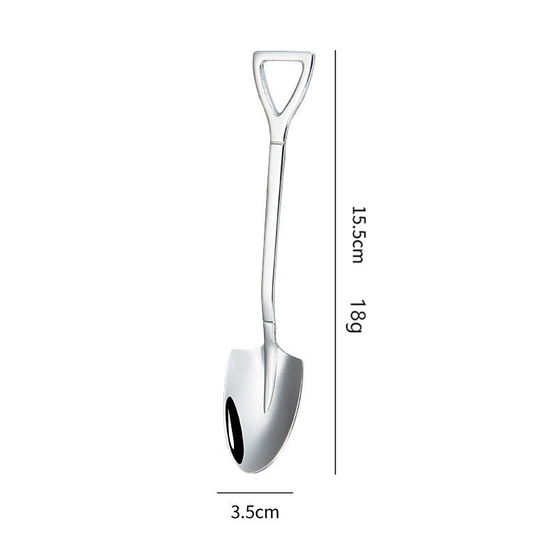 Cuchara en forma de pala de acero inoxidable 410