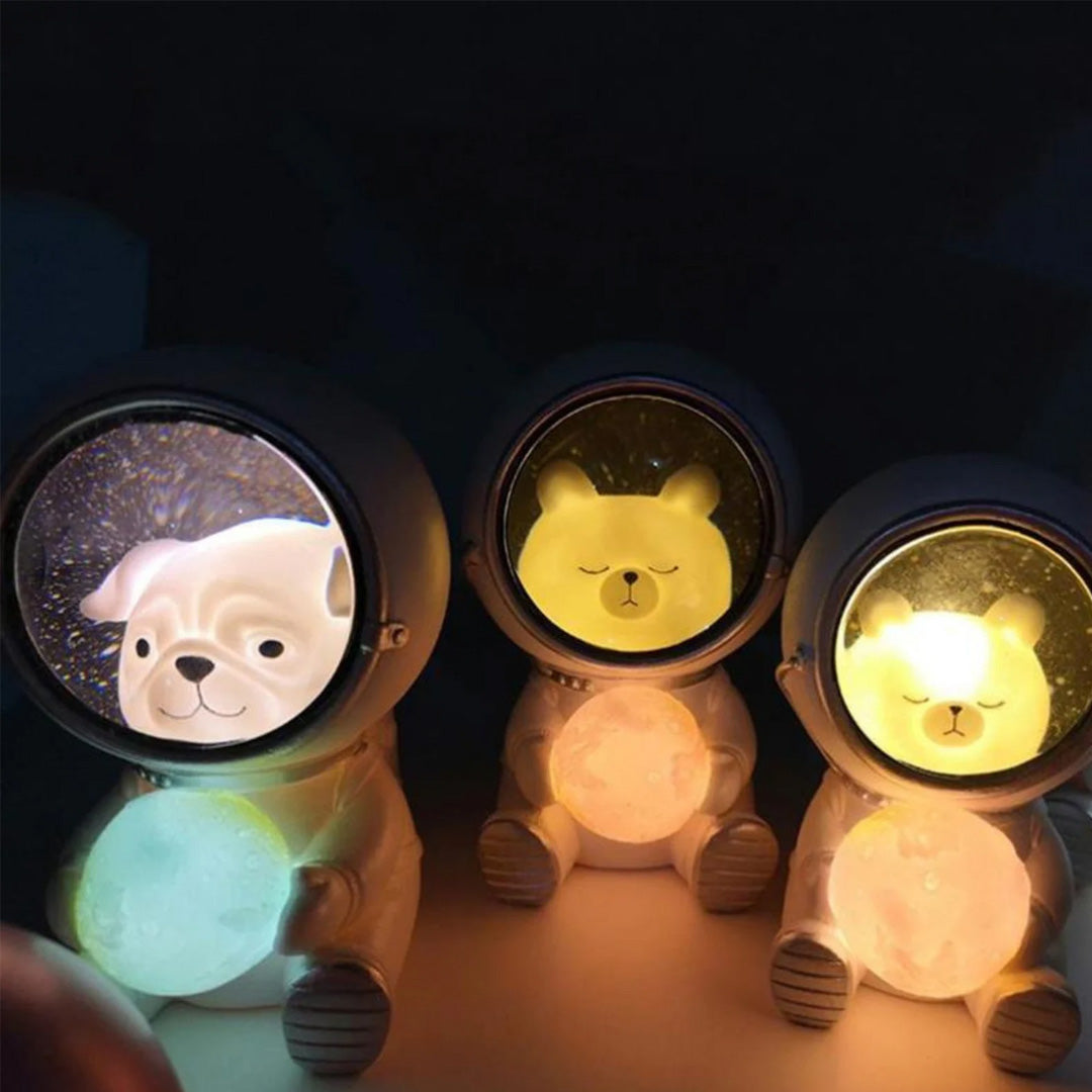 Cute Animal Astronaut Night Lights