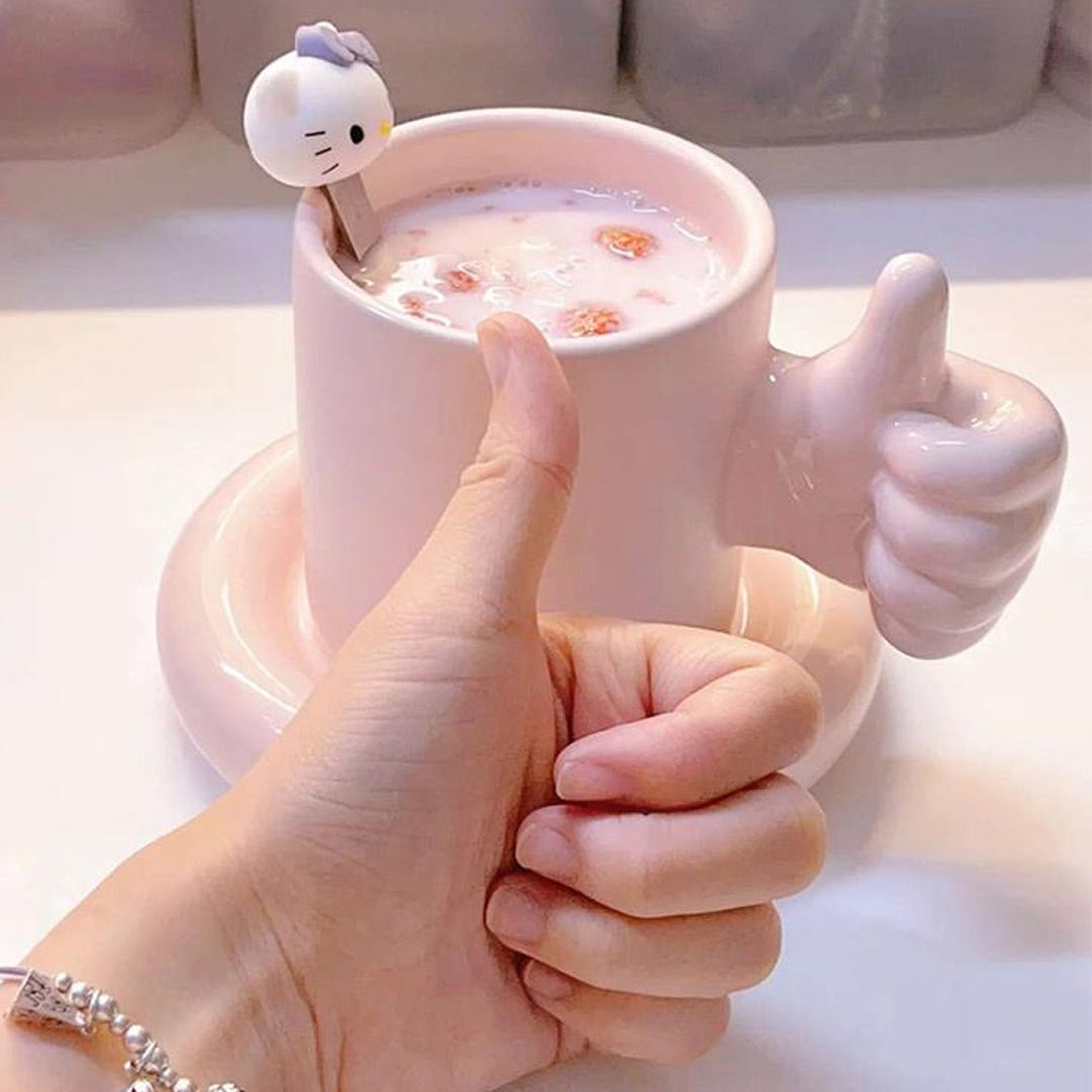 Juego de tazas creativas