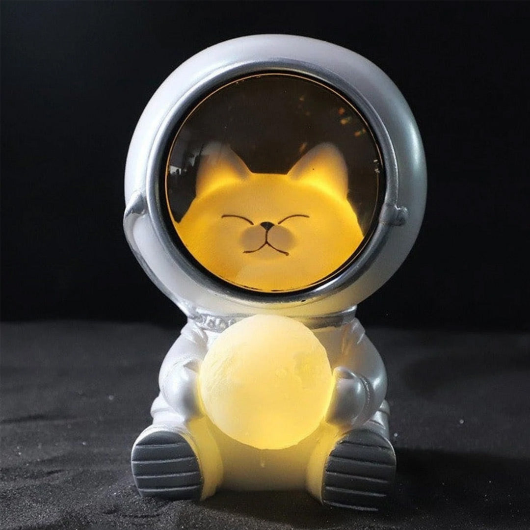 Carino animale astronauta luci notturne