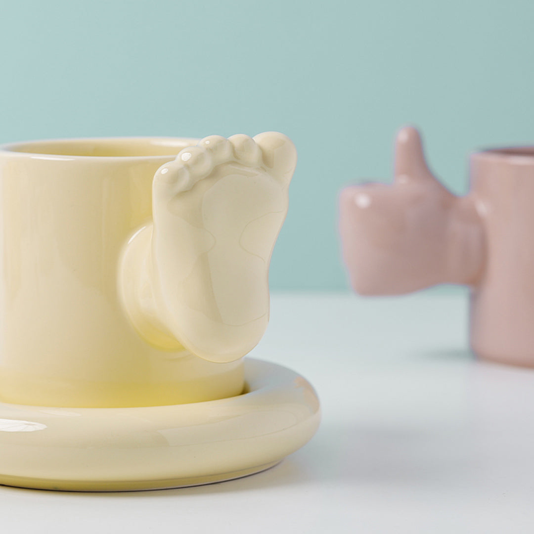 Juego de tazas creativas