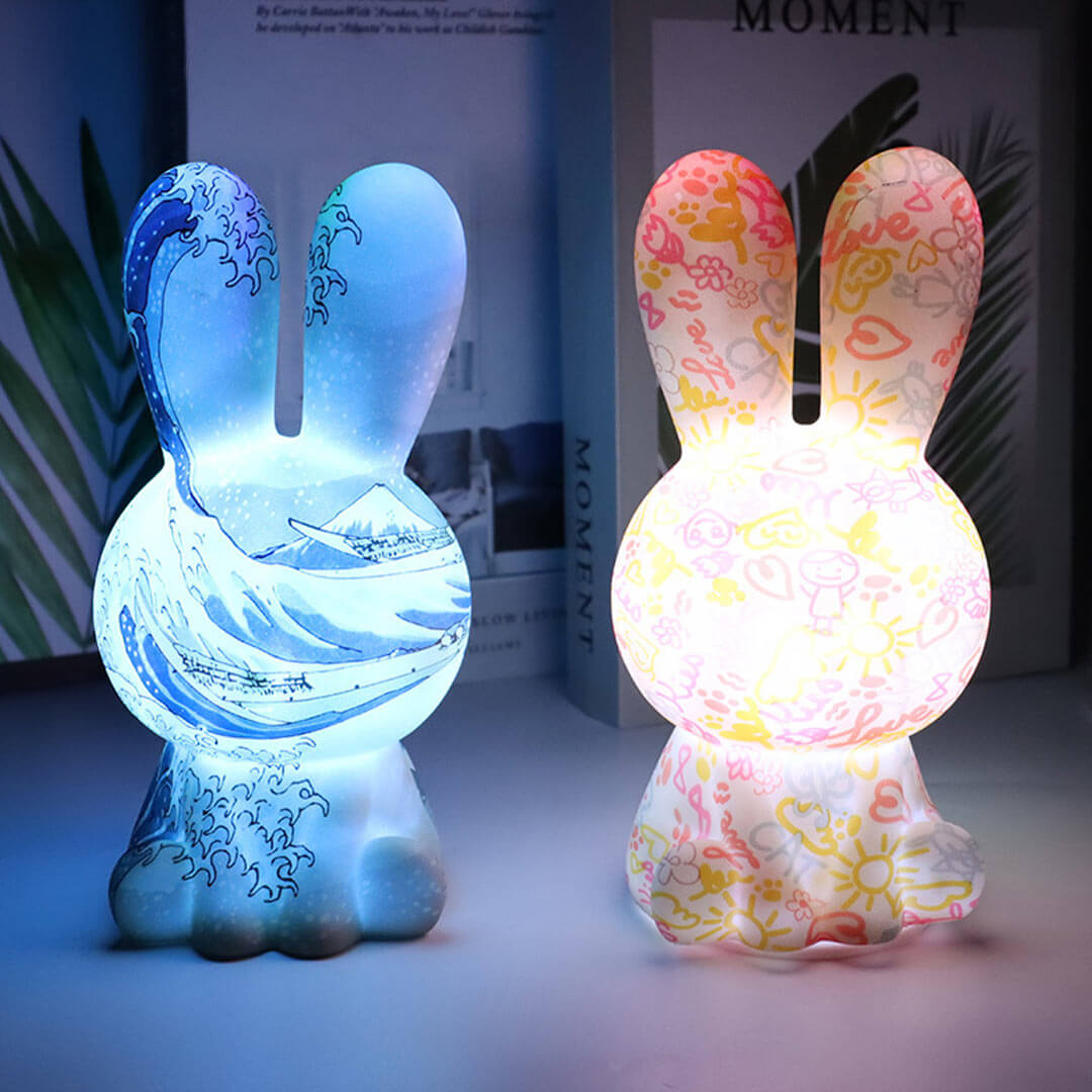 The Second Light Rabbit Rainbow Rabbit Night Light – feajoy