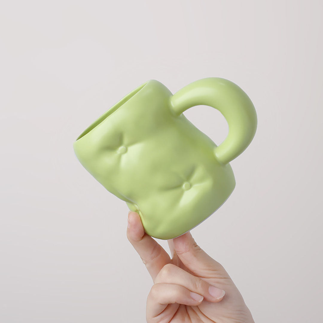 Taza de cerámica creativa
