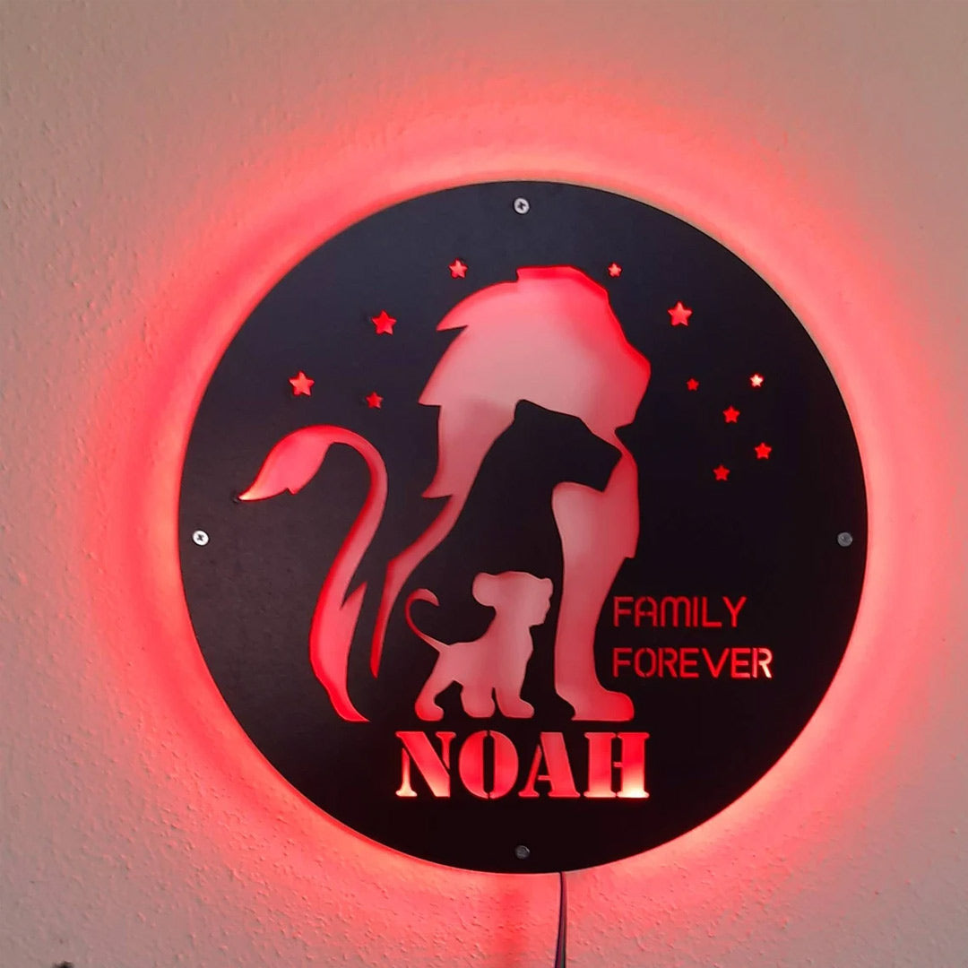 Personalisiertes Nachtlicht für Kinderzimmer