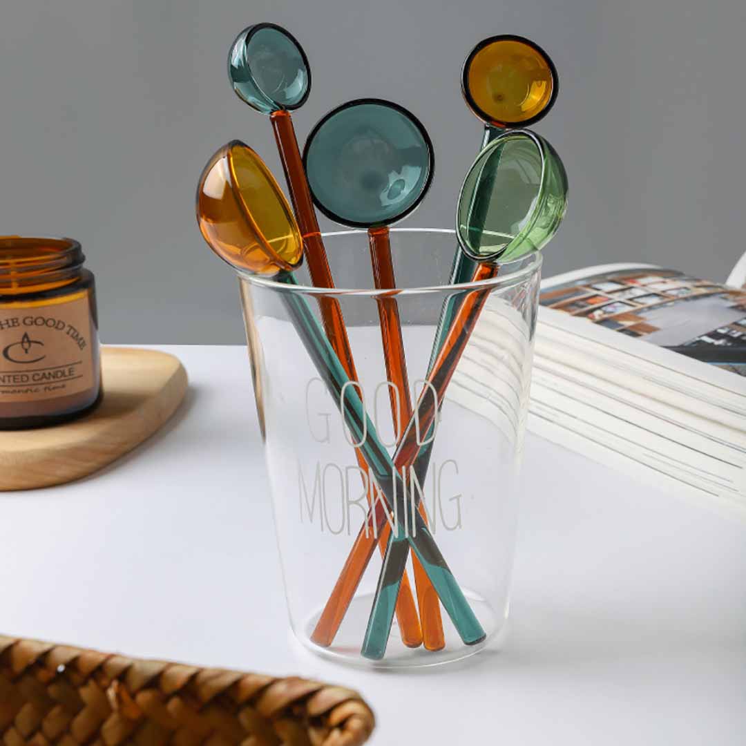 Cute Colorful Dessert Spoon