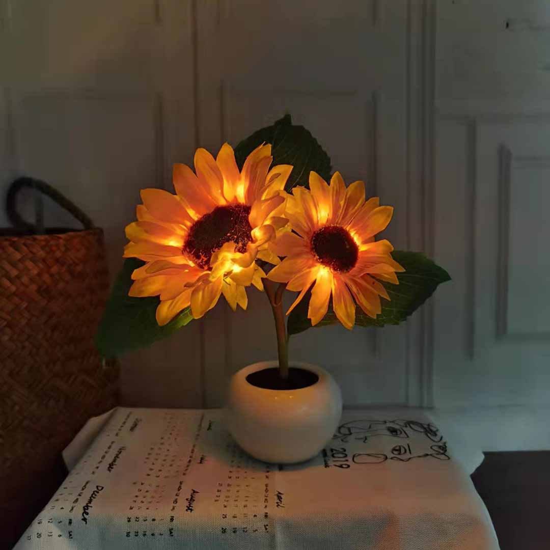 Simulation Sunflower LED Lamp