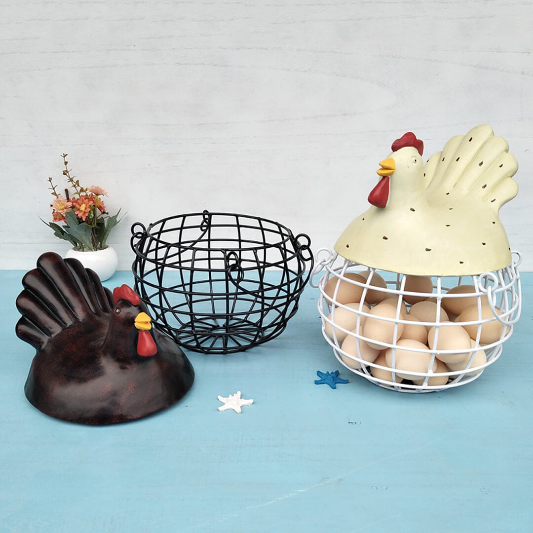 Egg Holder Hen Storage Basket