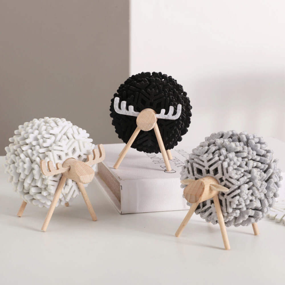 Sheep Shaped Anti-Slip Cup Coasters