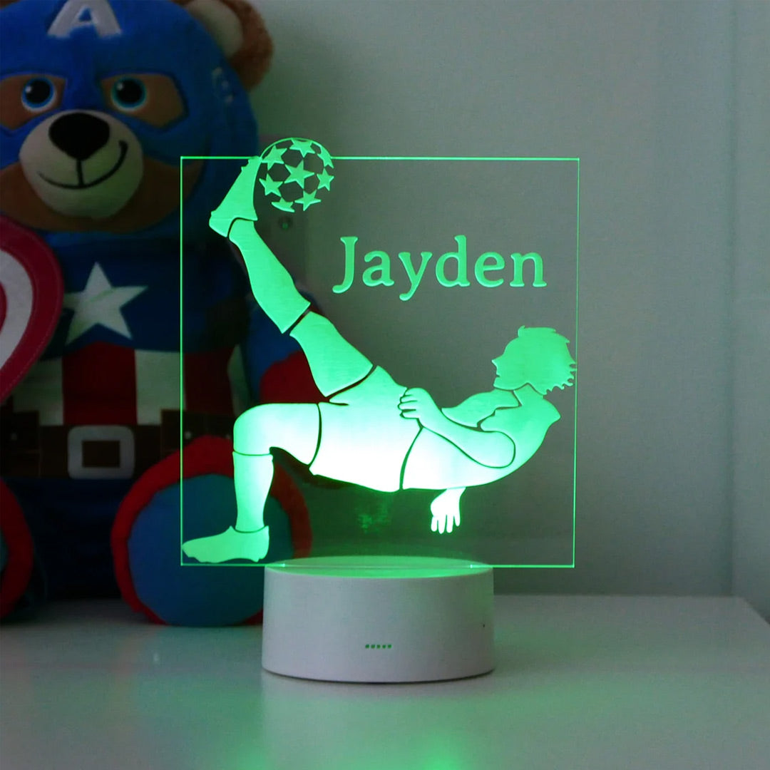 Personalized Football Night Light