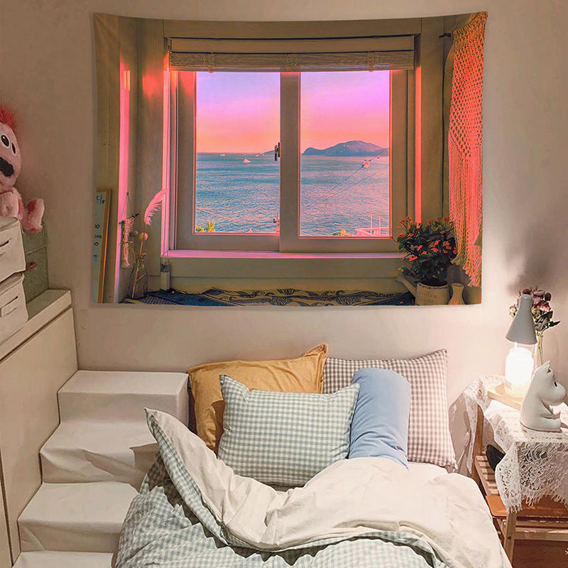 Sea View Bedroom Tapestry