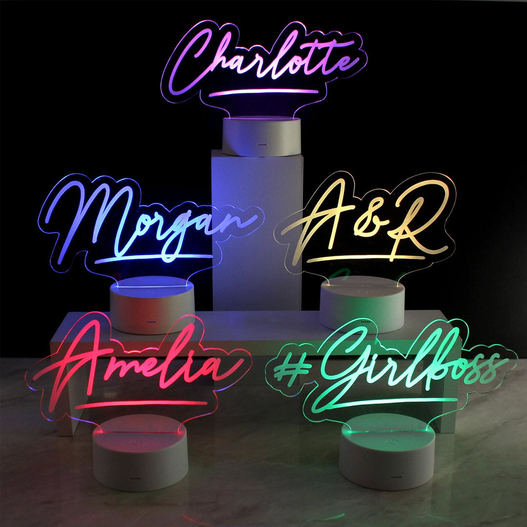Personalized Name Night Light