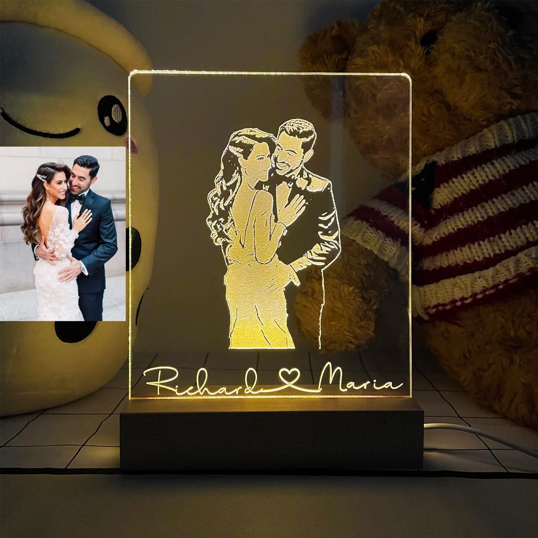 Lampe 3D Photo Personnalisée