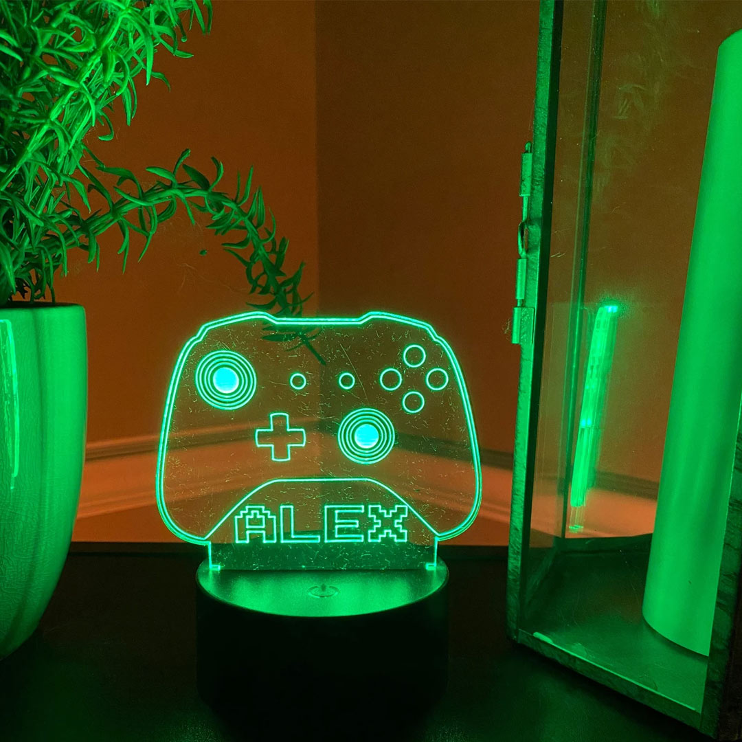 Luce notturna 3D personalizzata per controller box